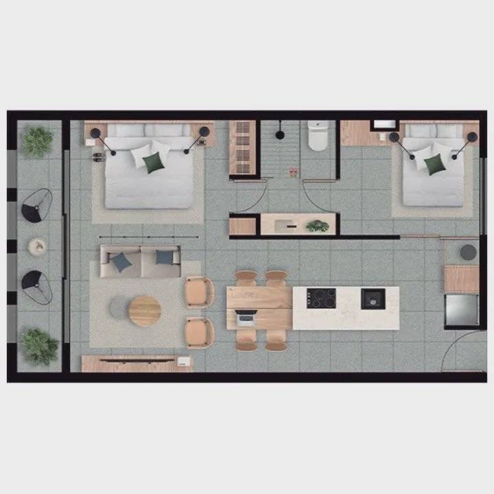 Encantador departamento en Tulum, ¡listo para ti! 2