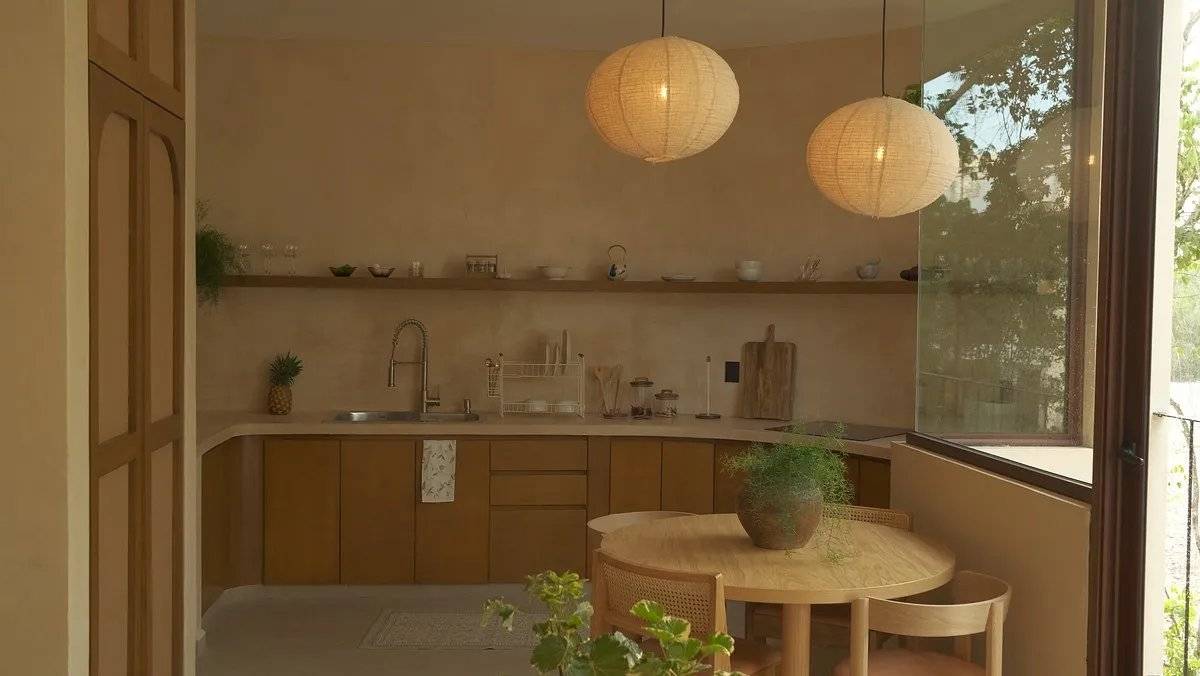 Departamento con alberca y jardín en Tulum 3