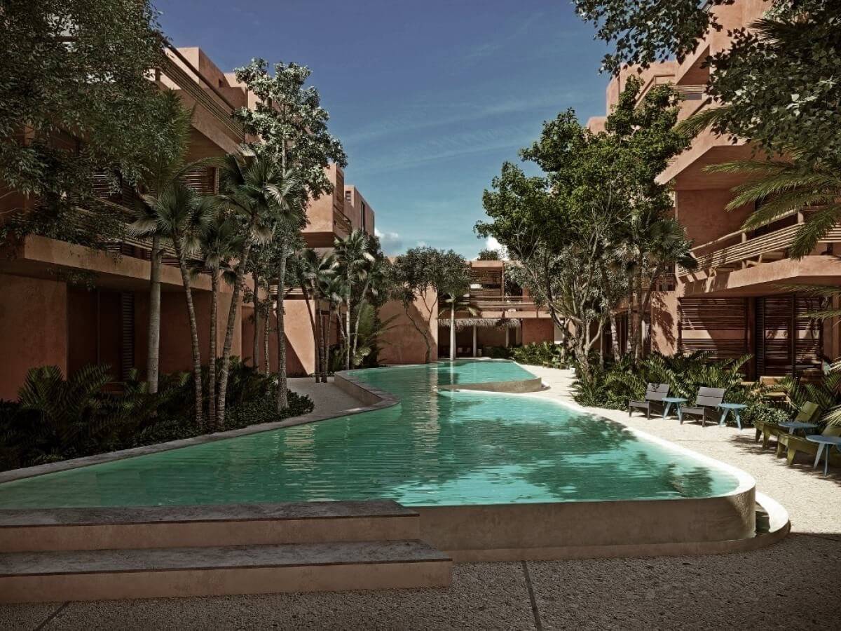 Exclusivo departamento en Aldea Zama Tulum 3
