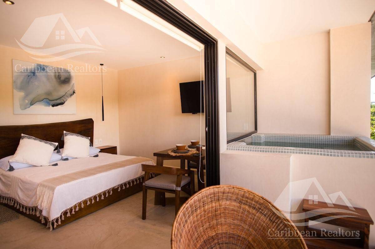 Departamento amueblado con alberca privada en Tulum 4
