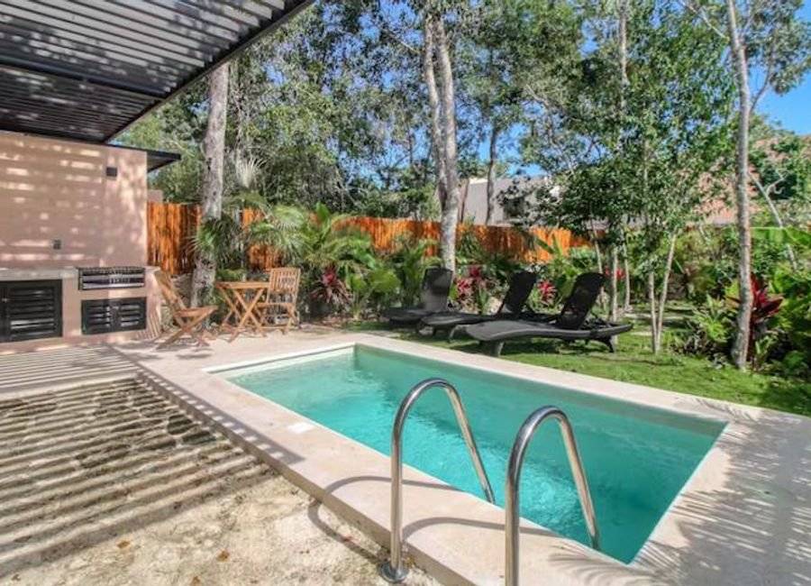 Casa de ensueño con alberca en Tulum centro 5