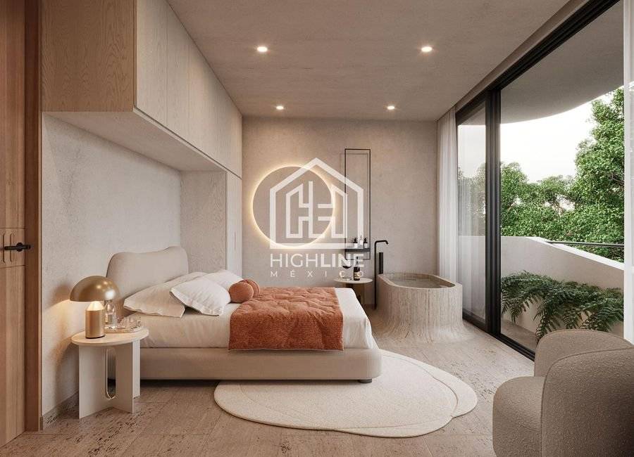 Departamento moderno con alberca en Tulum 3