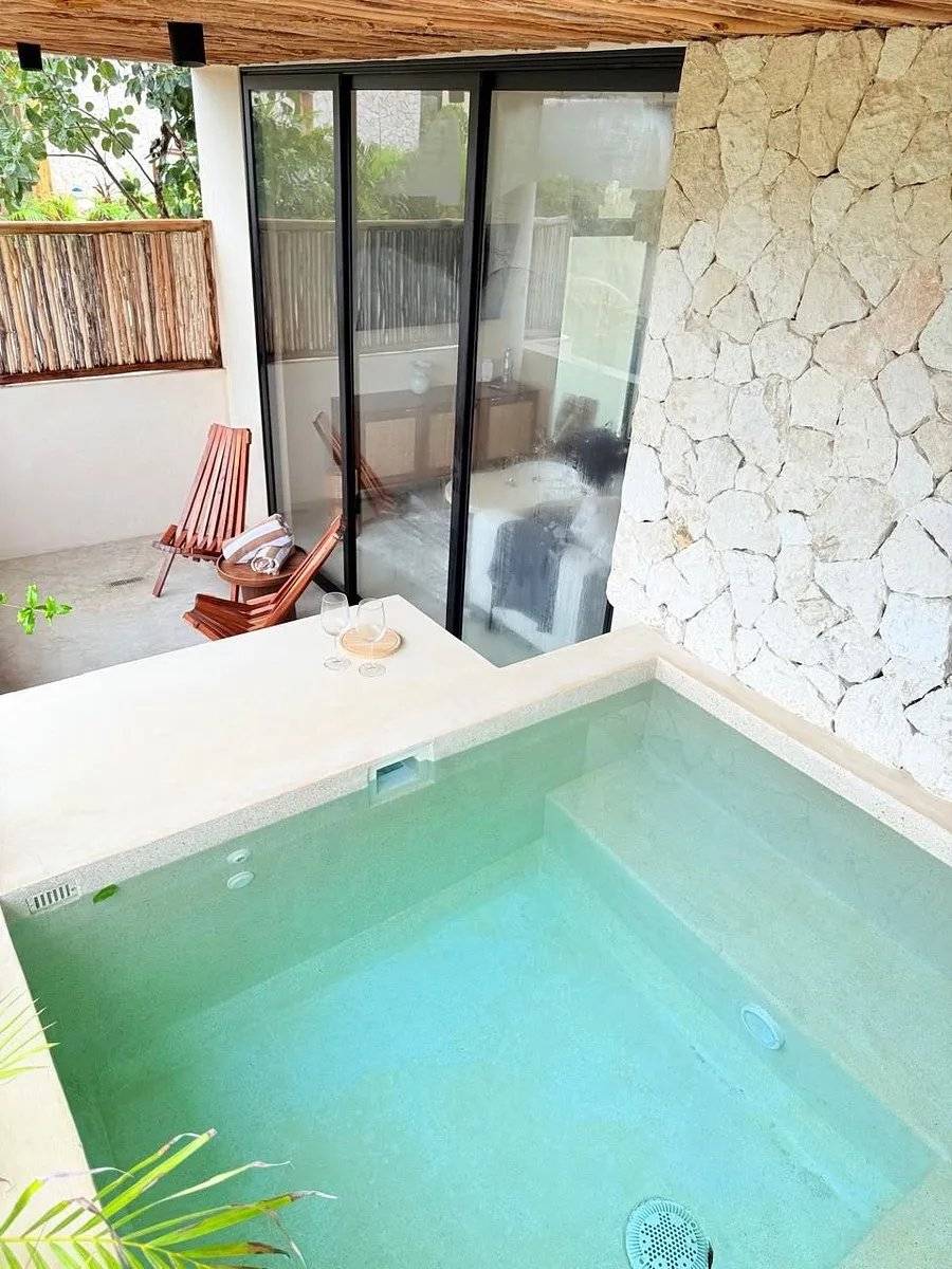 Departamento amueblado en Tulum con alberca 5