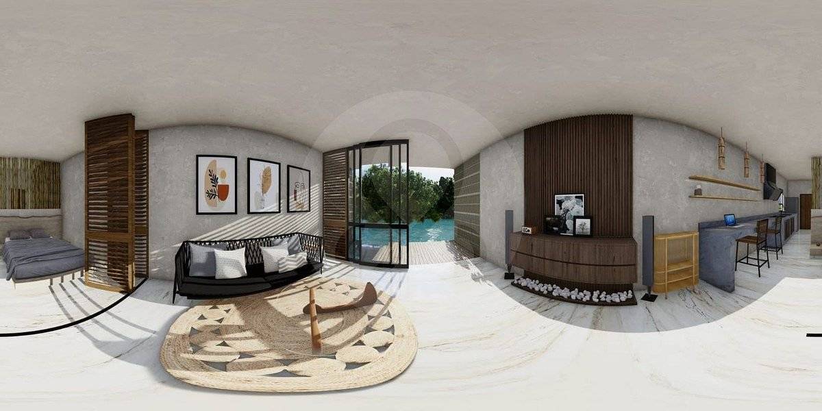 Depto moderno en Tulum con terraza privada 3