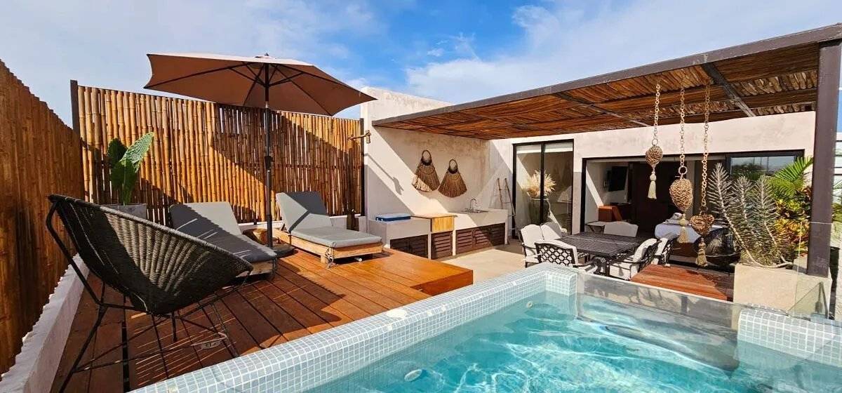 Exclusivo penthouse con alberca privada en Tulum 1