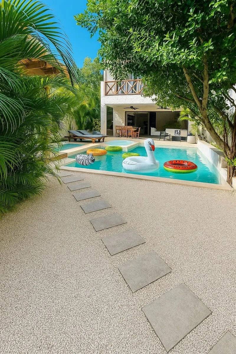 Villa tropical lista para rentar en Tulum 5