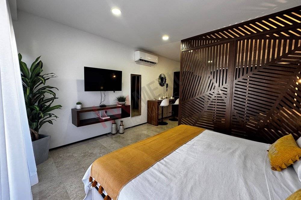 Estudio amueblado en Tulum con terraza privada 3