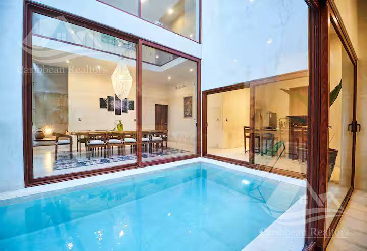 Villa de lujo con rooftop y dos piscinas en Tulum 3
