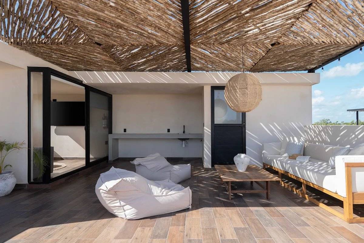 Penthouse con roof privado en Aldea Zama 2