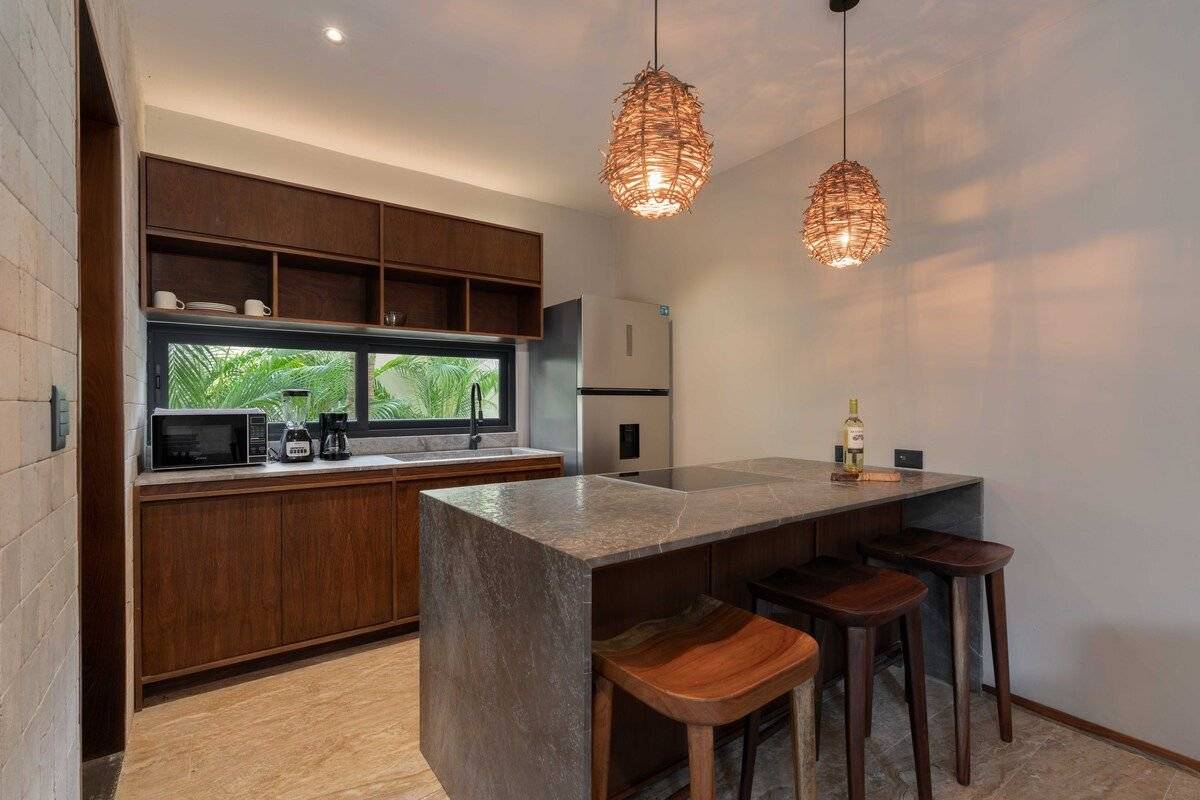 Departamento con patio y jacuzzi en Tulum 5