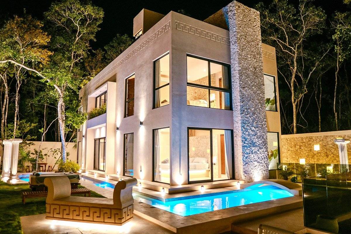 Villa Chessboard: lujo a 7 min de la playa 1