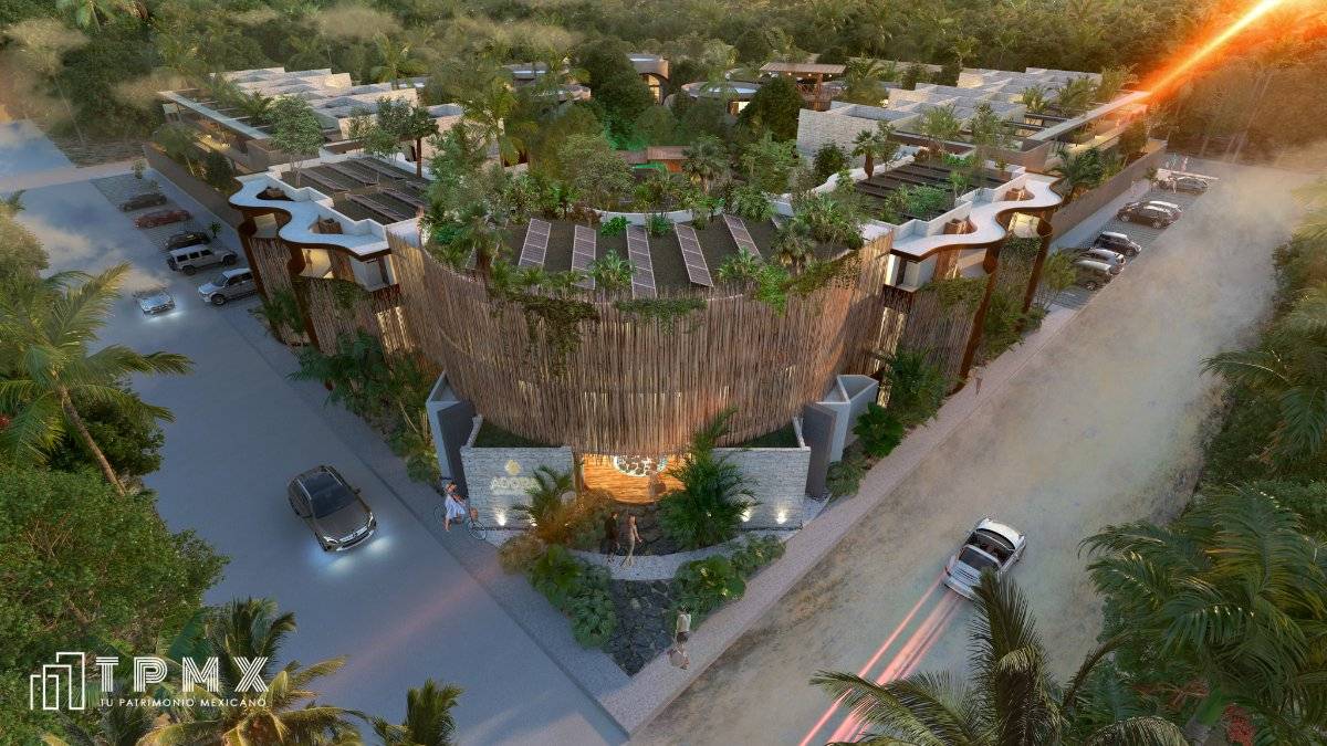 Lujo sostenible en Tulum con alga sargassum 3