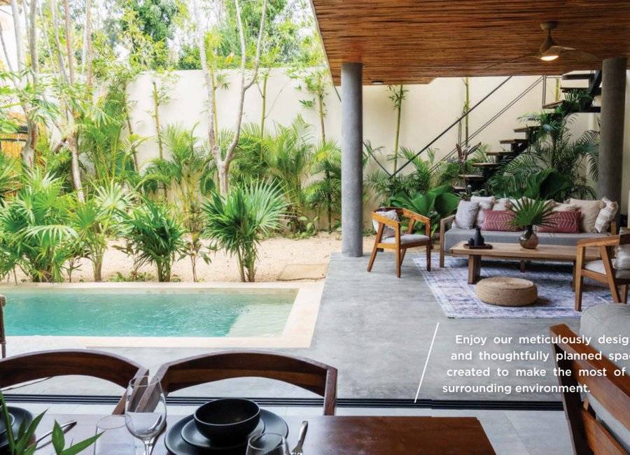 Villa de lujo con alberca y rooftop en Tulum 3
