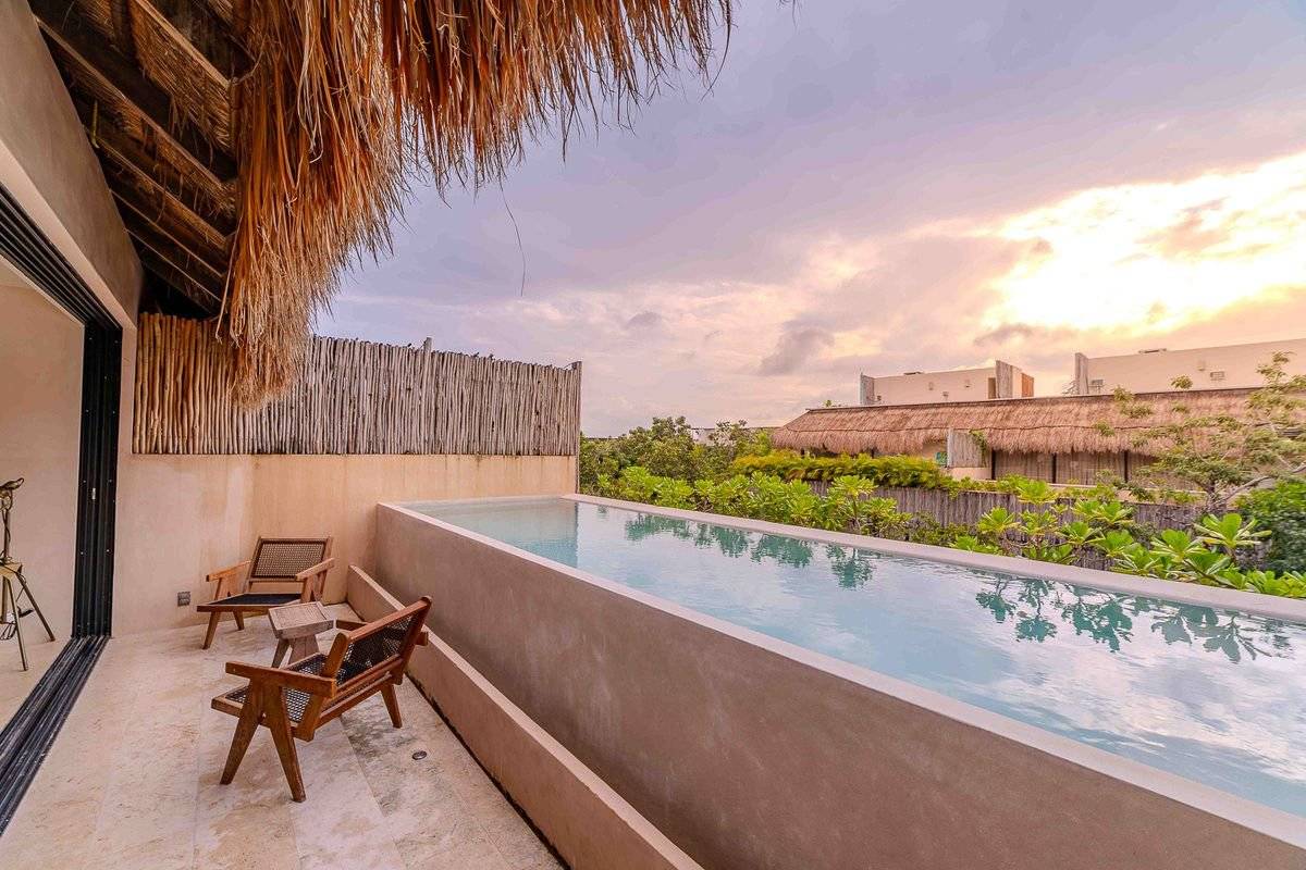 Ático de lujo con piscina y spa en Tulum 1