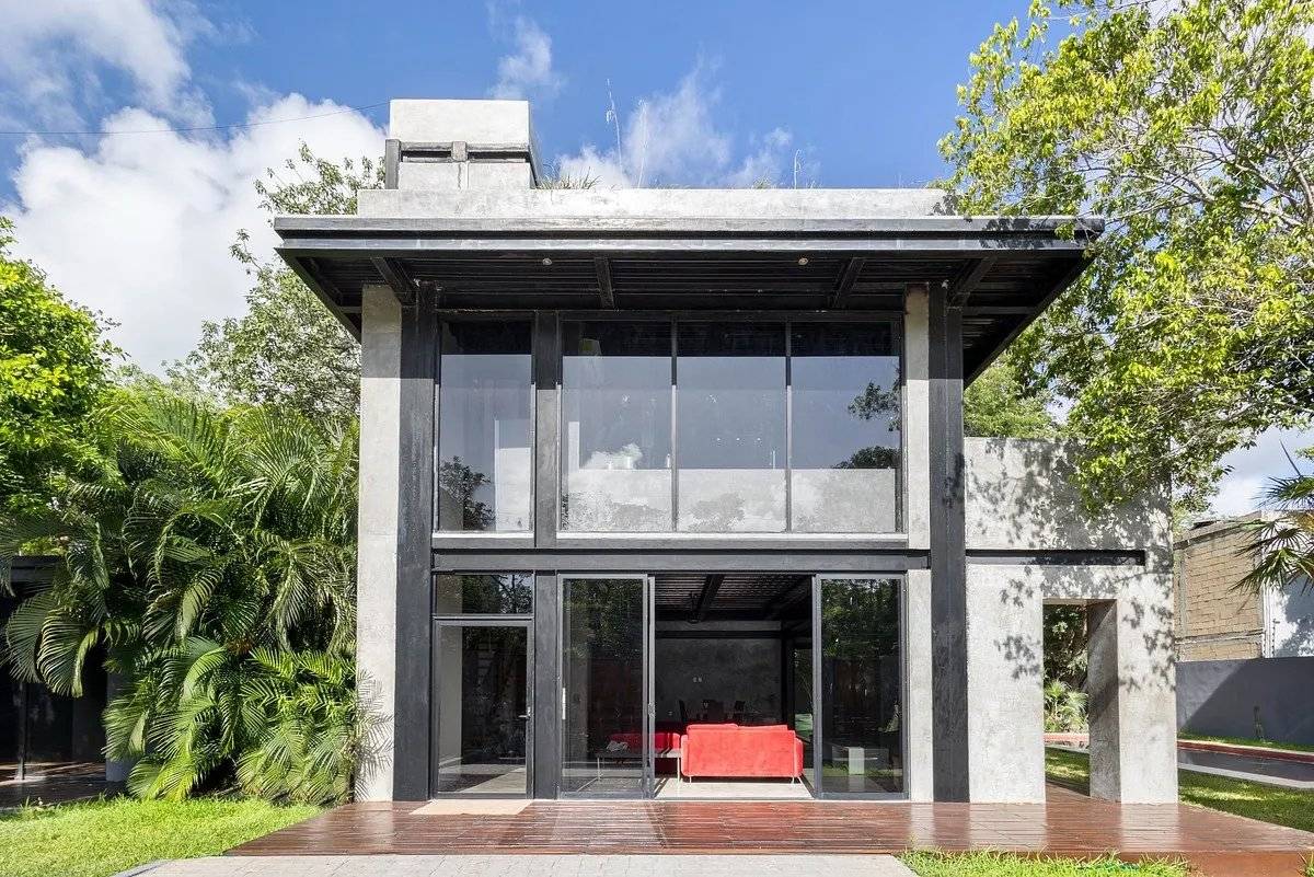 Mansión de lujo con diseño industrial en Tulum 4