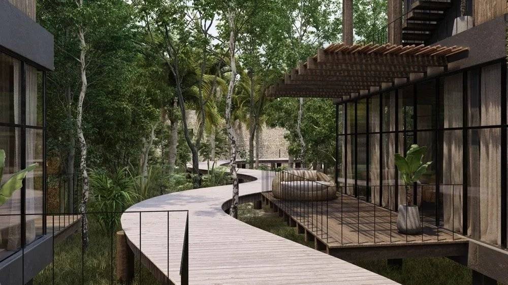 Casas de lujo frente al mar en Tulum 4