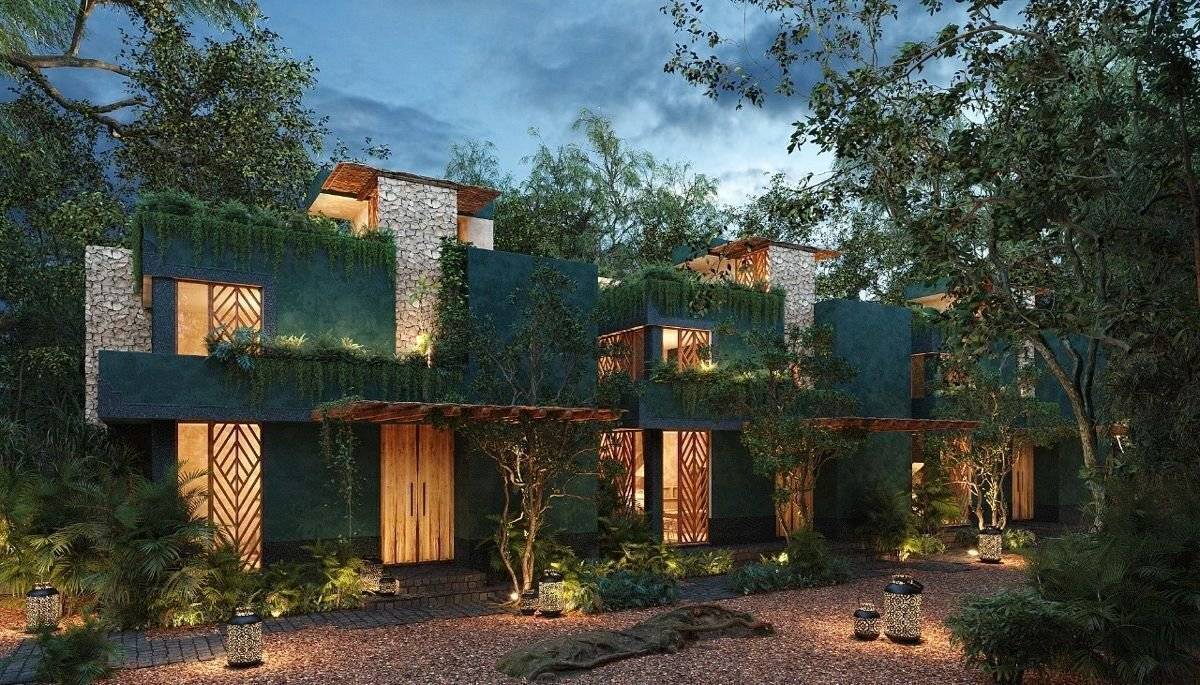 Villas sostenibles con alberca en Tulum 2