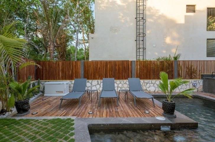 Lujosa casa con alberca y gimnasio en Tulum 3