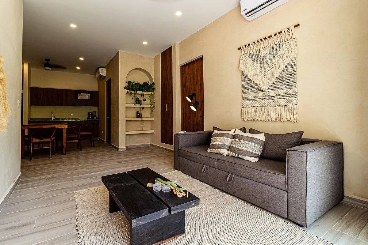 Departamentos con jardín en Tulum Downtown 4