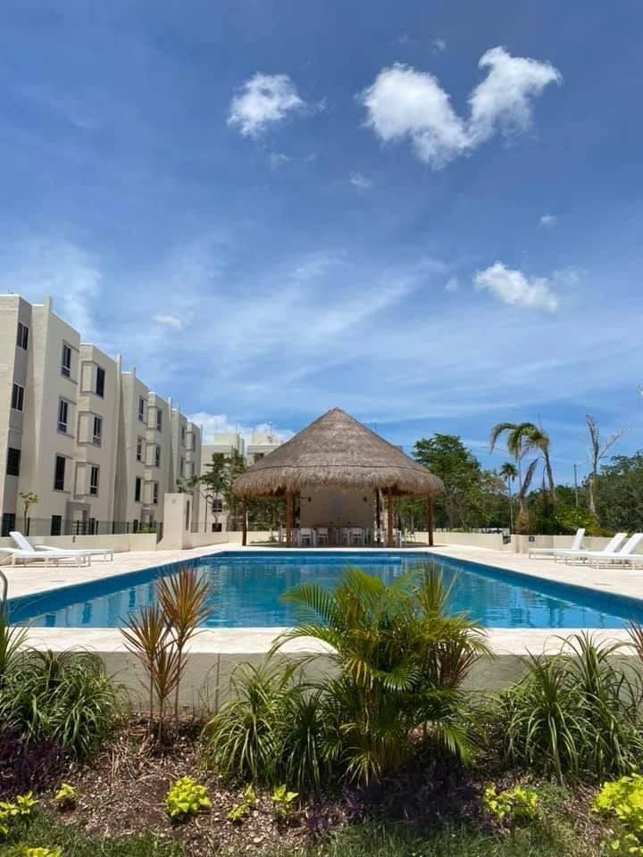 Departamento en planta baja en Aldea Tulum 2