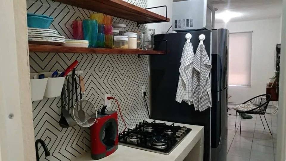 Departamento en planta baja en Aldea Tulum 5