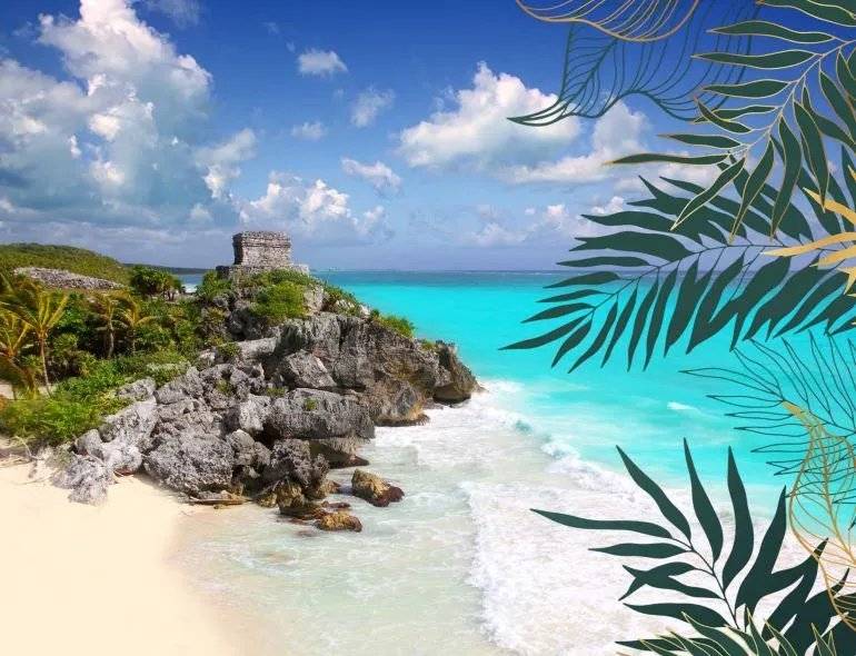 Departamento en planta baja en Aldea Tulum 1