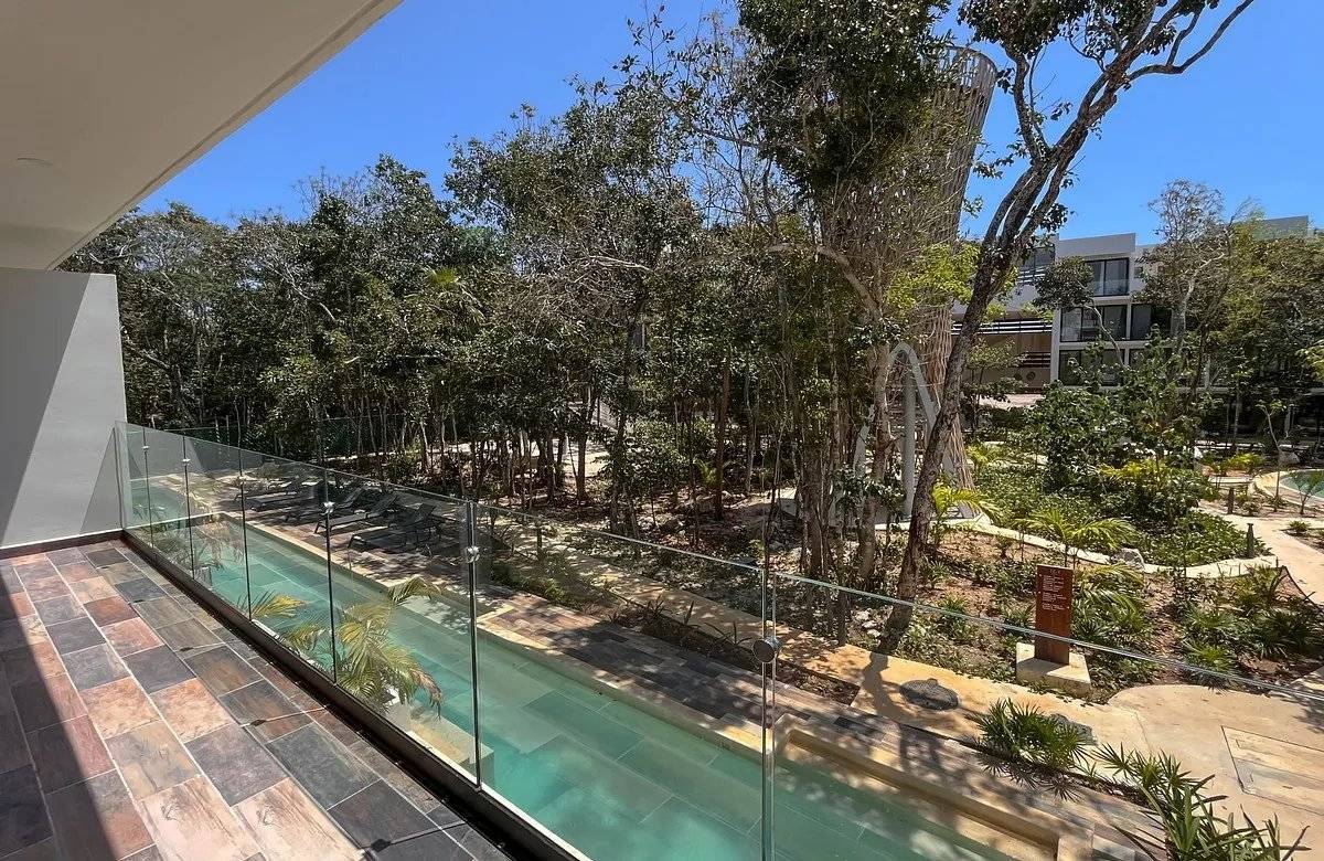 Terraza privada y vistas en Tulum 101 2