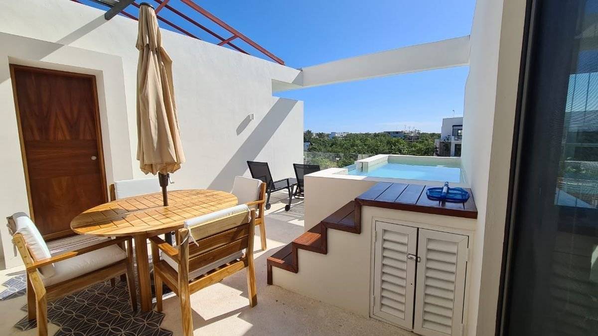 Estudios con rooftop y alberca en Tulum 5