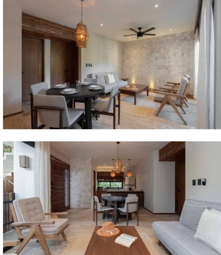 Moderno departamento con roof top en Tulum 5