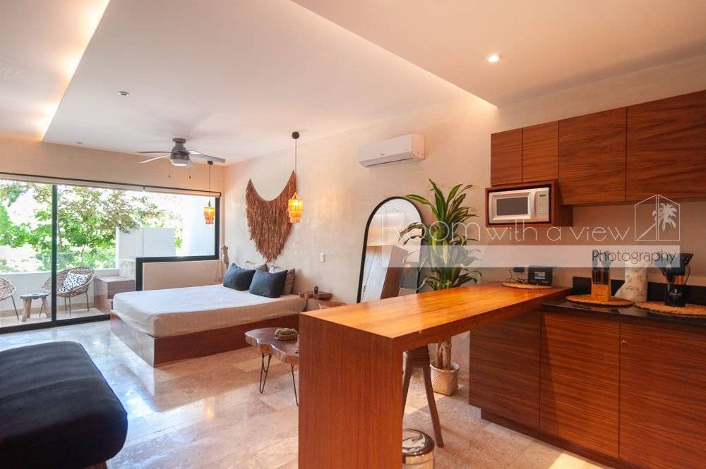 Estudio en Tulum con alberca privada y balcón 1