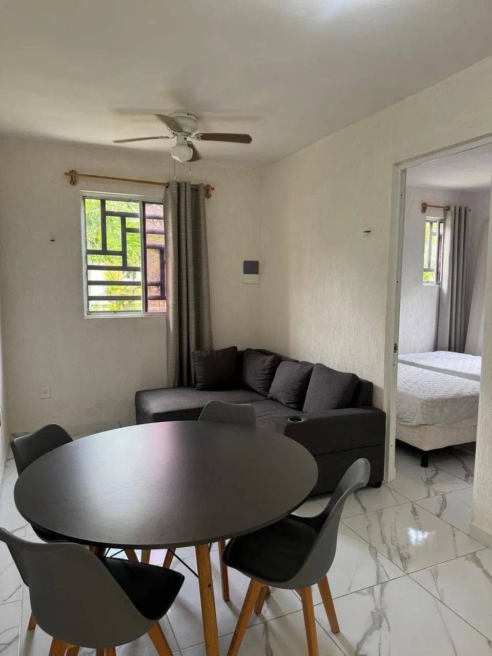 Departamento amueblado en Aldea Tulum 4