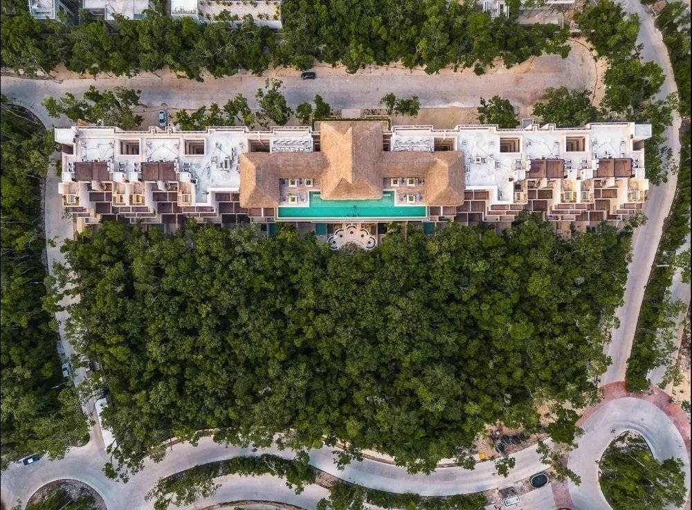 Refugio moderno en Aldea Zama, Tulum 2