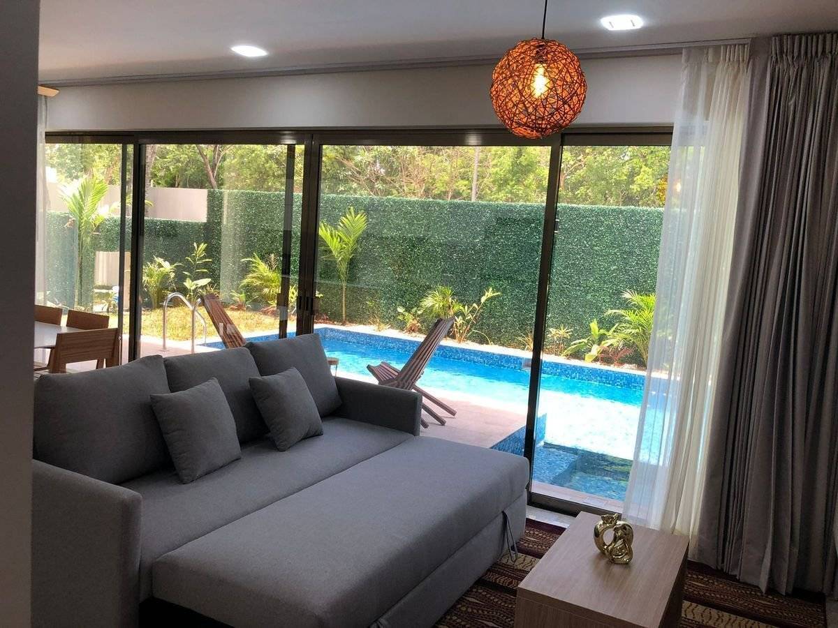 Lujoso departamento con jacuzzi en Tulum 2