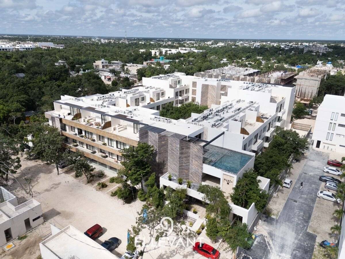 Departamento amueblado con alberca en Tulum 1