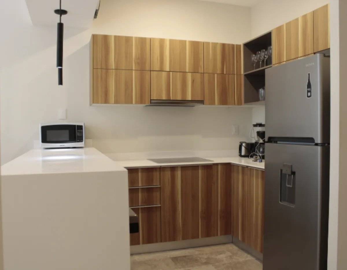 Lujoso departamento con alberca privada en Tulum 2