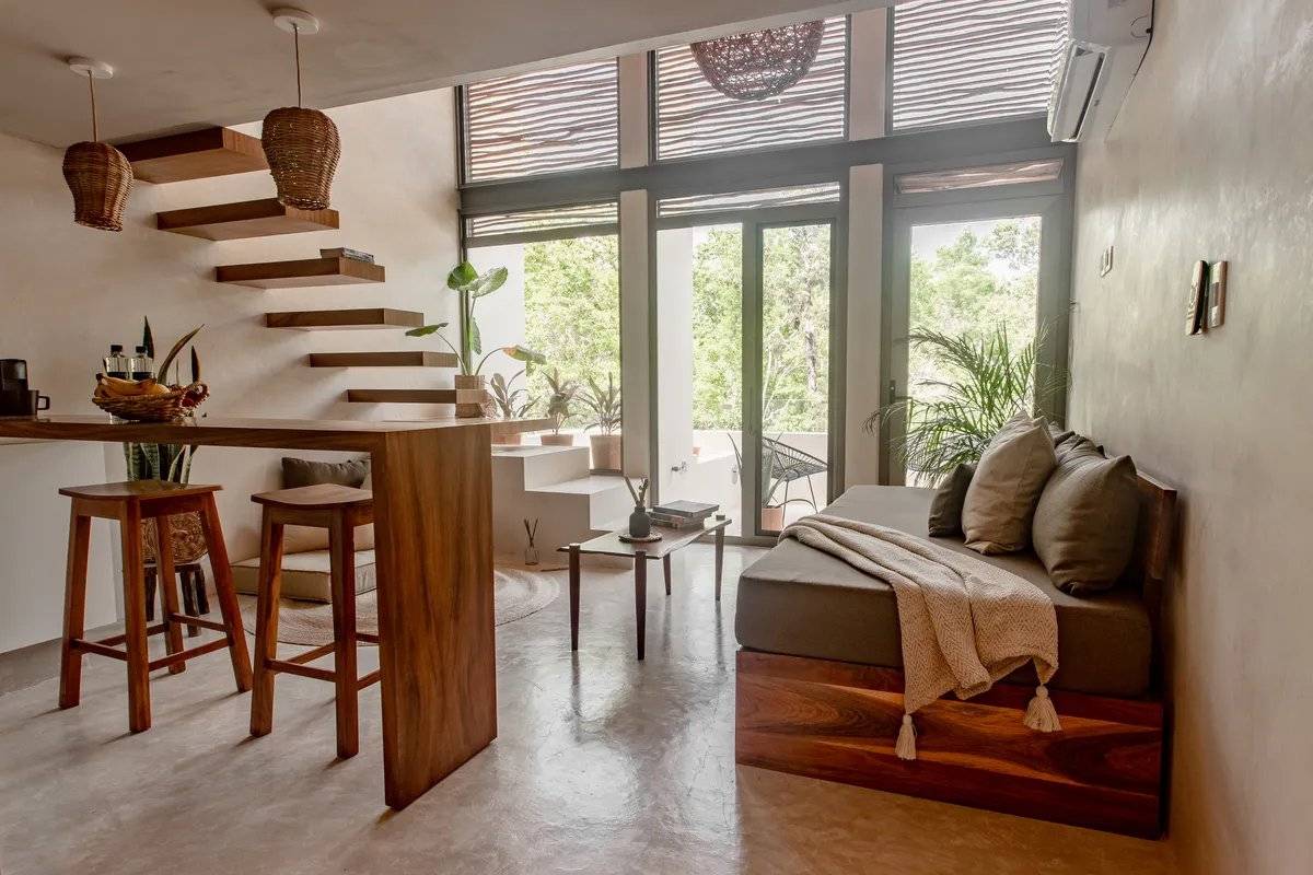 Loft boho en la jungla con piscina privada 4