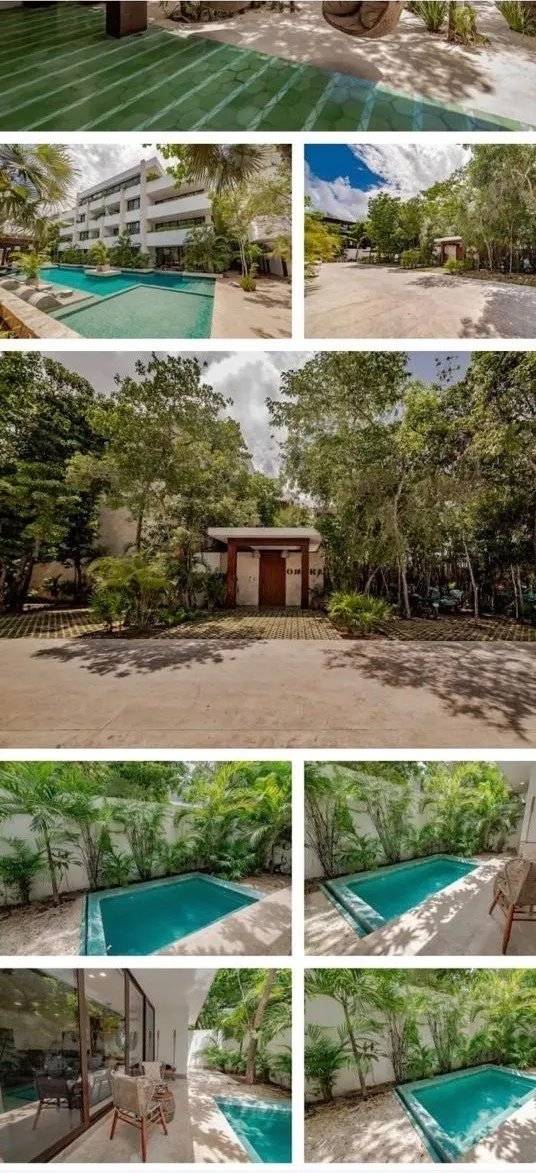 Departamento equipado con piscina privada en Tulum 3