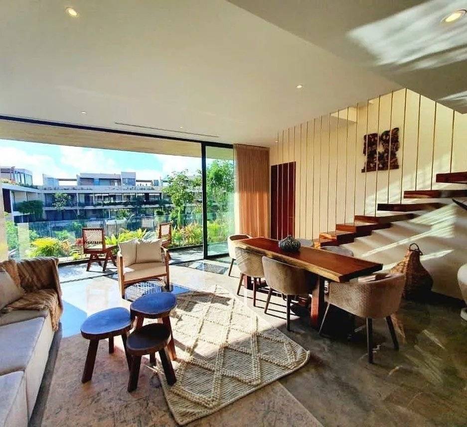 Exclusivo departamento con jacuzzi en Tulum 2