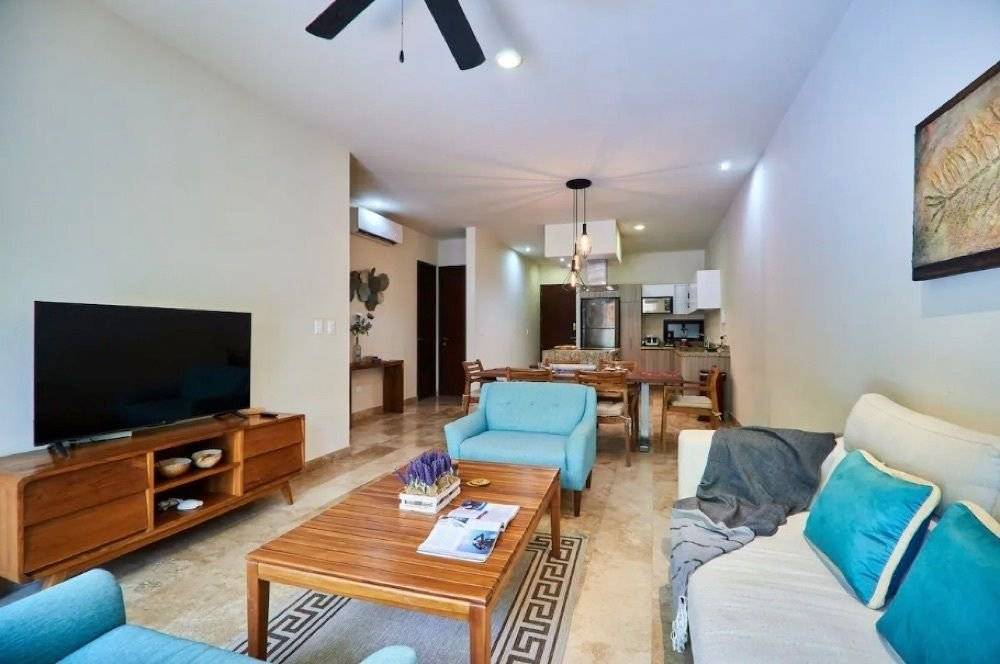 Departamento con acceso a alberca en Tulum 5