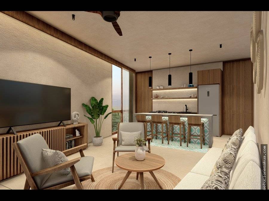 Exclusivo apartamento frente al mar en Tulum 5