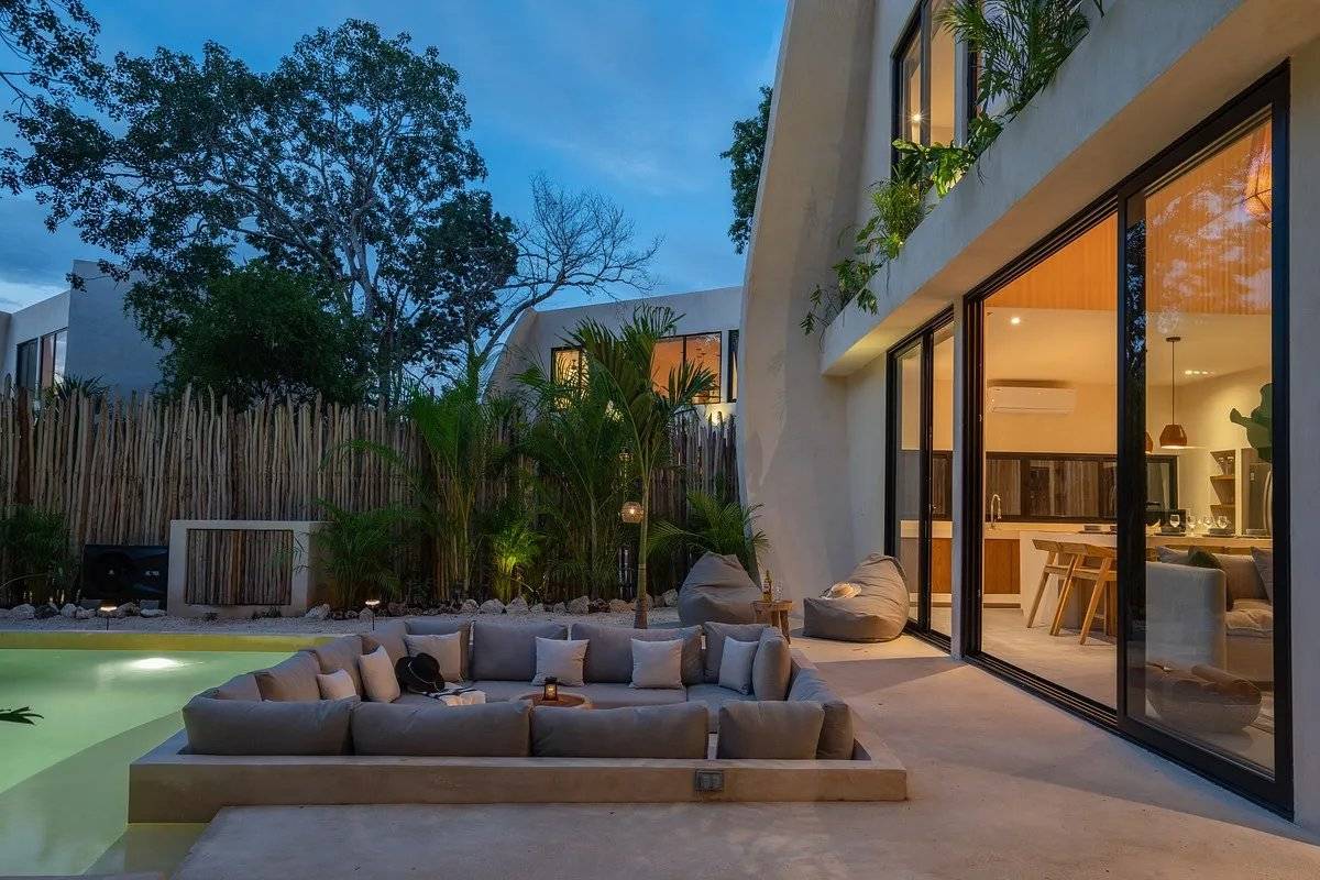 Residencia de lujo con alberca en Tulum 2