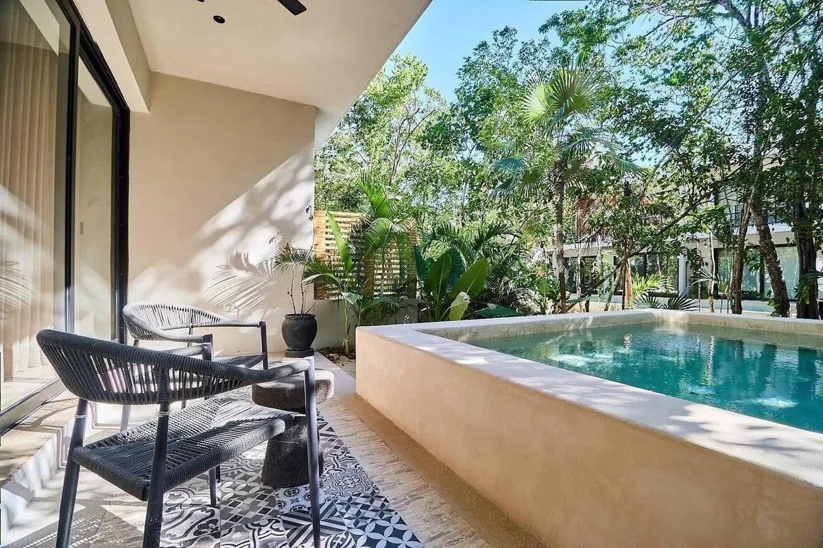 Condominio ecológico con piscina en Tulum 3