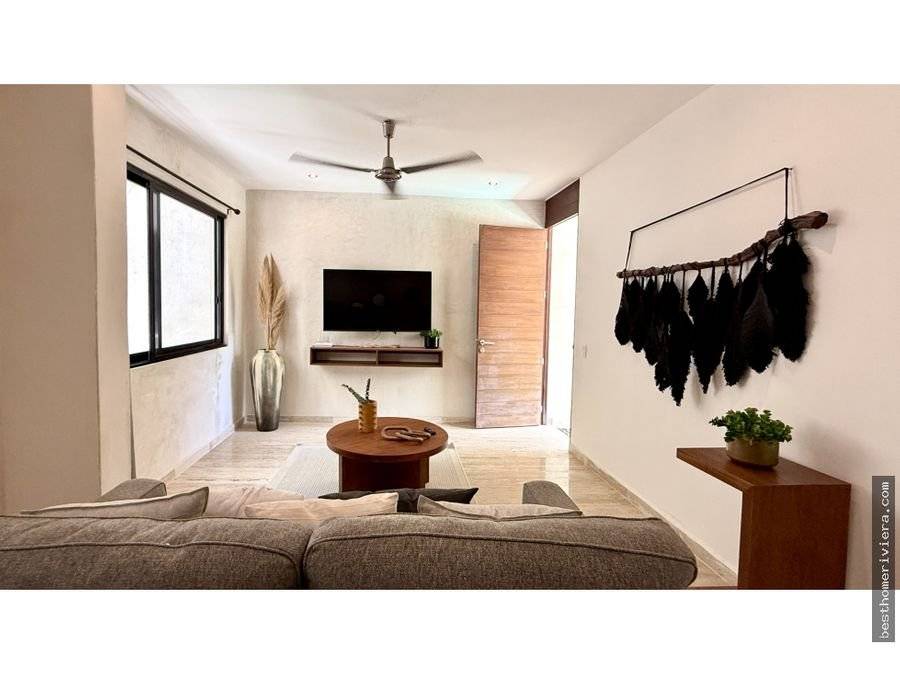 Elegante departamento amueblado en Tulum 2