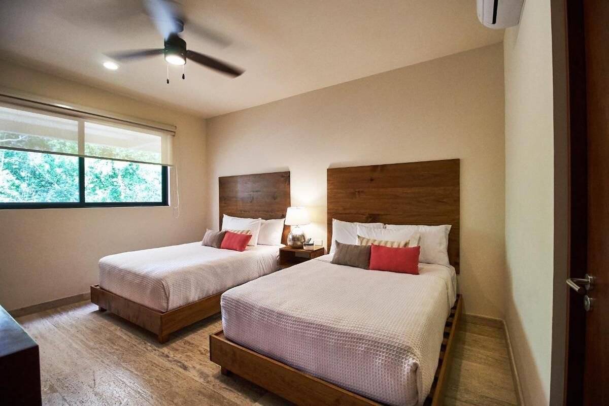 Elegante departamento con terraza en Tulum 2