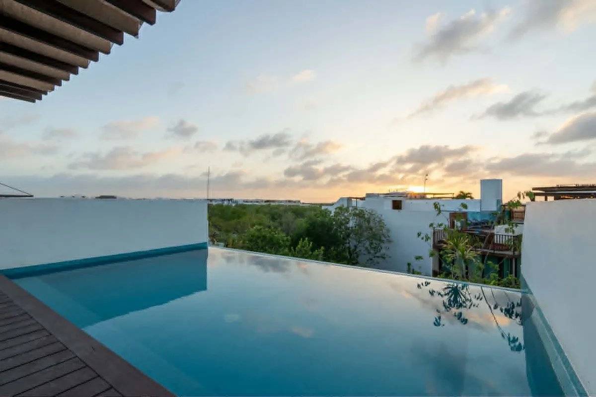 Penthouse con terraza y vistas en Tulum 2