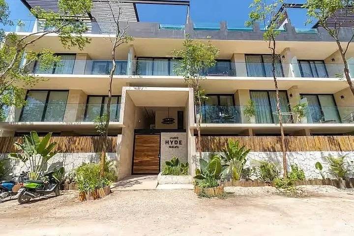 Departamento amueblado con terraza privada en Tulum 3