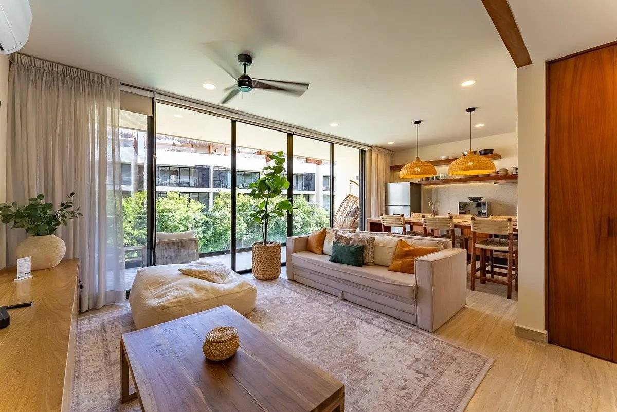 Apartamento en Tulum con vista al Parque Jaguar 1