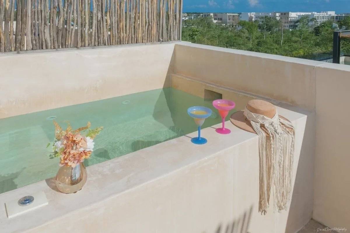 Exclusivo departamento en Tulum con rooftop y jacuzzi 2