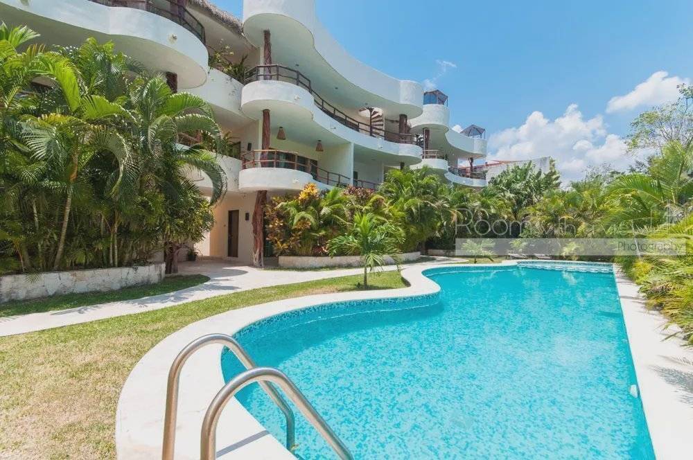 Encantador departamento en Tulum con alberca 1