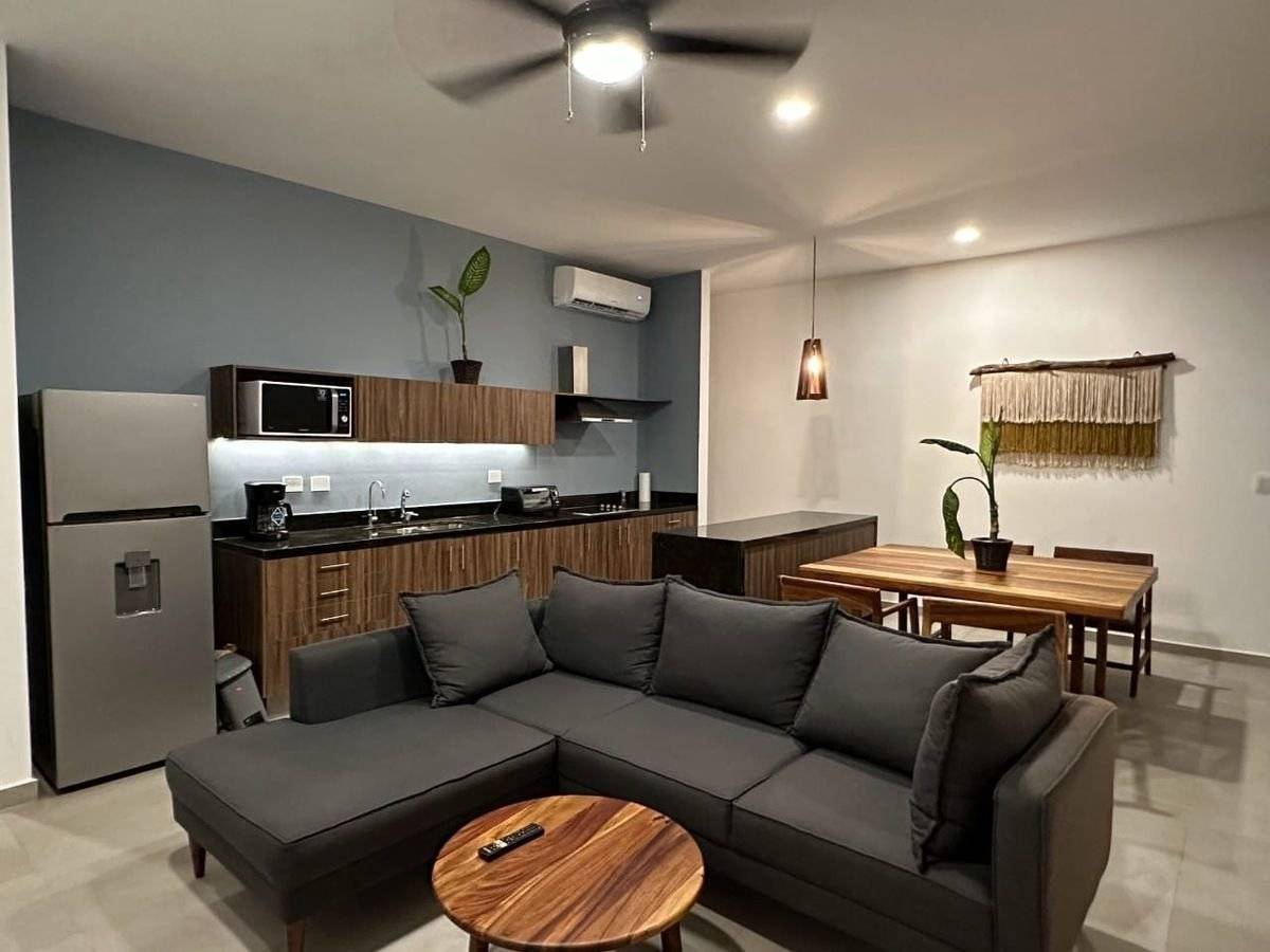 Departamento amueblado con alberca privada en Tulum 3